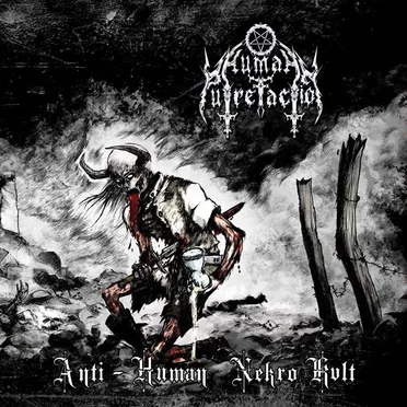 Anti-Human Nekro Kvlt by Human Putrefaction - album cover