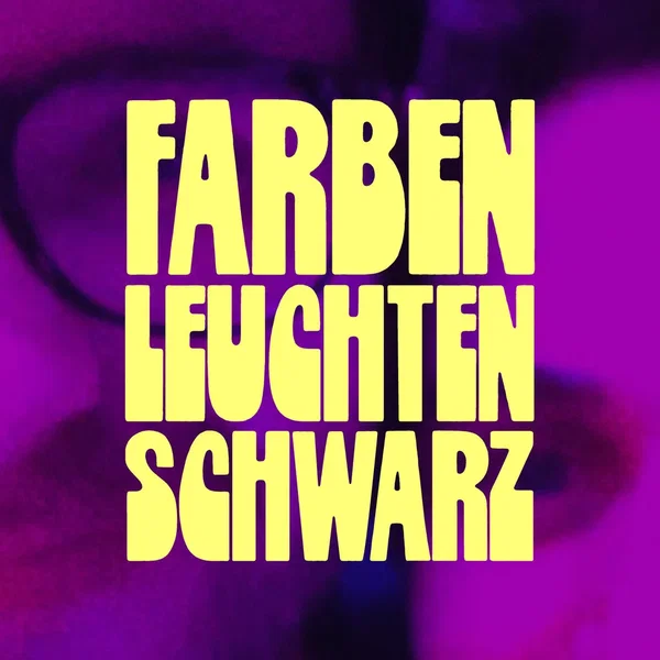 Farben leuchten schwarz
