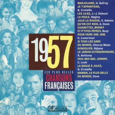 Les Plus Belles Chansons françaises : 1957 by Various Artists - album cover