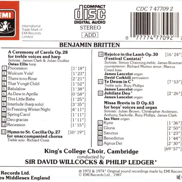 Choral Music From King’s College, Cambridge