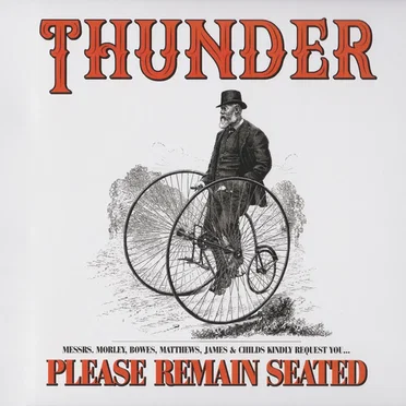 Please Remain Seated by Thunder - album cover