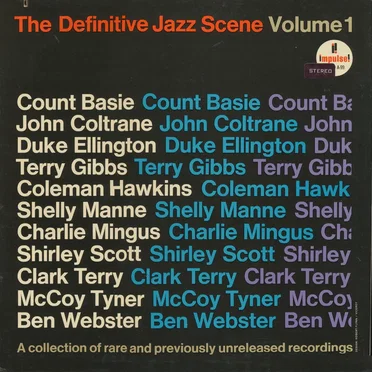 The Definitive Jazz Scene, Volume 1 by Various Artists - album cover