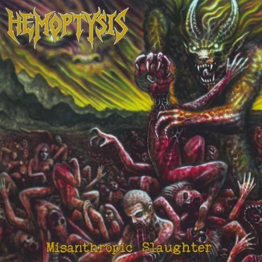 Misanthropic Slaughter by Hemoptysis - album cover