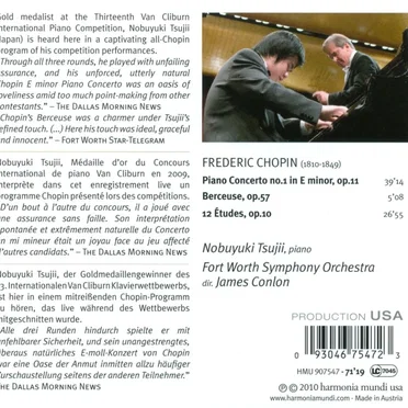 Piano Concerto no. 1, op. 11 / Berceuse, op. 57 / 12 Études, op. 10