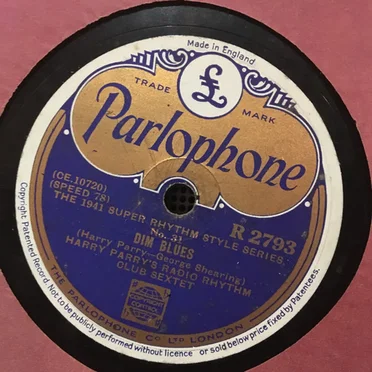 Dim Blues / Parry Opus by Harry Parry's Radio Rhythm Club Sextet - album cover