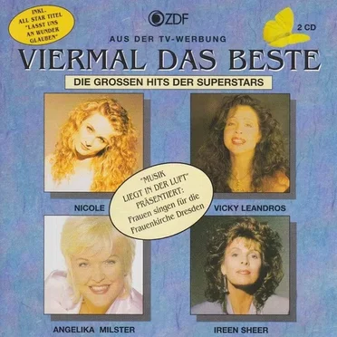Viermal das Beste: Die großen Hits der Superstars