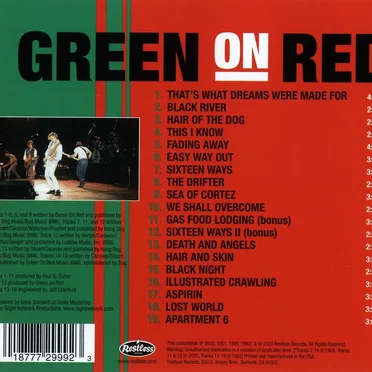 Gas Food Lodging / Green on Red