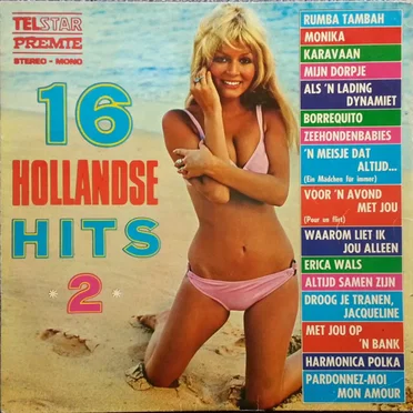 16 Hollandse hits, *2* by Various Artists - album cover
