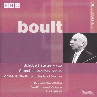 Schubert: Symphony no. 9 / Cherubini: Anacréon Overture / Cornelius: The Barber of Baghdad Overture