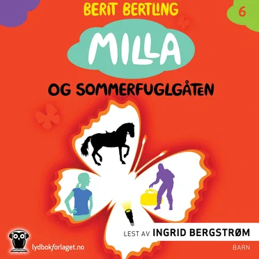 Milla og sommerfuglgåten by Berit Bertling - album cover