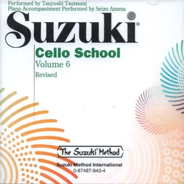 Suzuki Cello School, Volume 6, Revised by Suzuki Method International - album cover