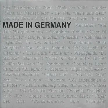 Made in Germany by Various Artists - album cover