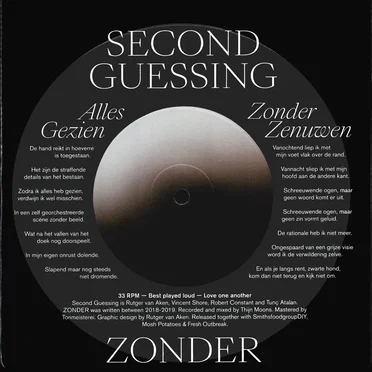 Zonder by Second Guessing - album cover