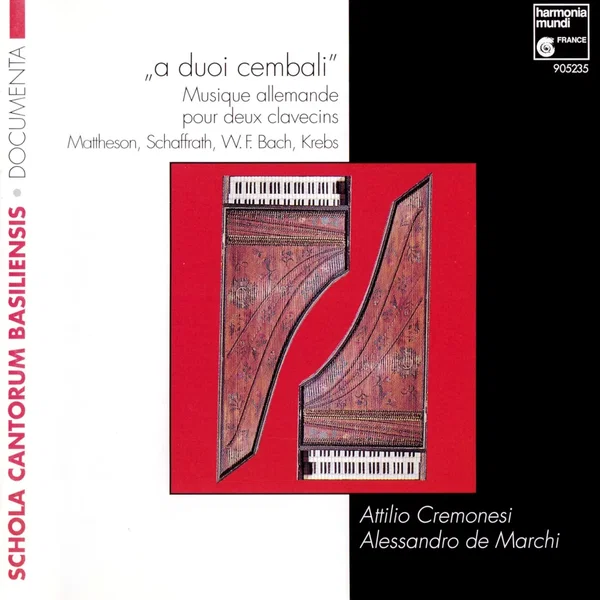 „a duoi cembali“ – Musique allemande pour deux clavecins