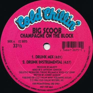 Champagne on the Block by Big Scoob - album cover