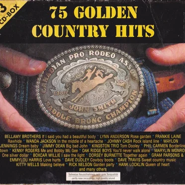 75 Golden Country Hits by Various Artists - album cover