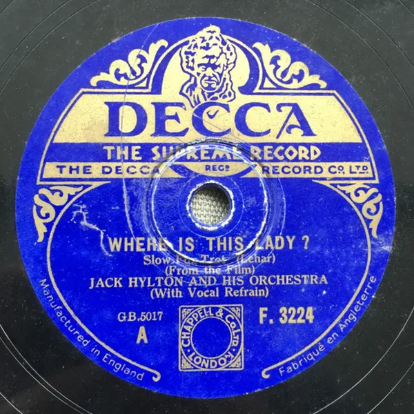 Where Is the Lady? / Tell Me To-Night