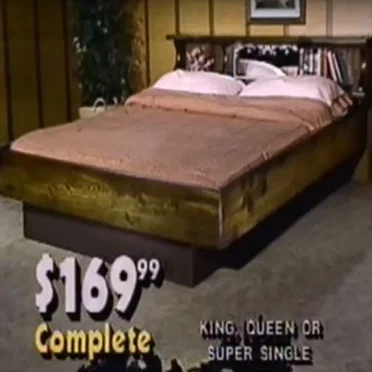 wasted on a waterbed