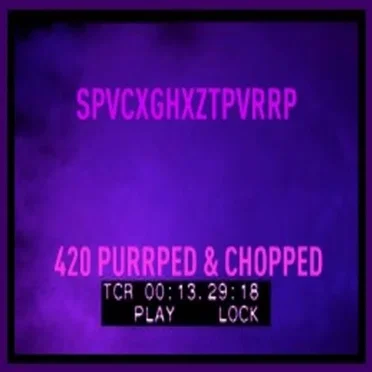420 Purrped & Chopped by SpaceGhostPurrp - album cover
