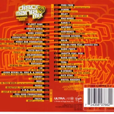 Discomania Mix Inverno 2003 by Various Artists - album cover