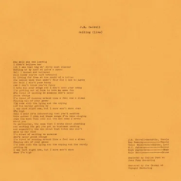 Waiting (Live Version)