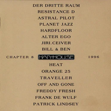 Harthouse Compilation, Chapter 8: 1996 by Various Artists - album cover