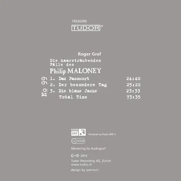 Die haarsträubenden Fälle des Philip Maloney, N° 99 by Roger Graf - album cover