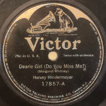 Dearie Girl (Do You Miss Me?) / That's the Song of Songs for Me