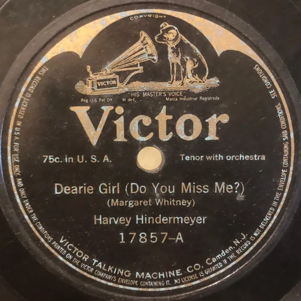 Dearie Girl (Do You Miss Me?) / That's the Song of Songs for Me