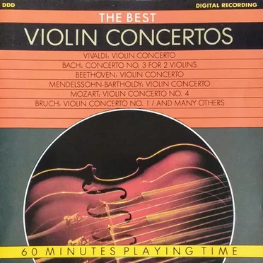 The Best Violin Concertos by Various Artists - album cover