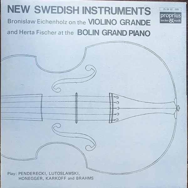 New Swedish Instruments: Violino grande, Bolin Grand Piano