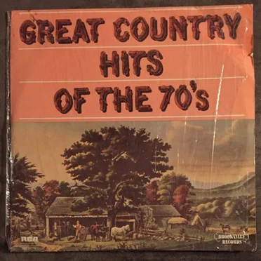 Great Country Hits of the 70’s by Various Artists - album cover