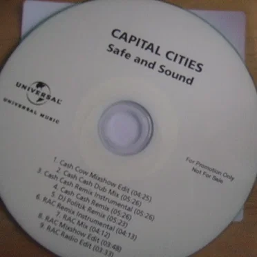 Safe and Sound (Remixes) by Capital Cities - album cover