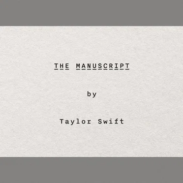 The Manuscript by Taylor Swift - album cover