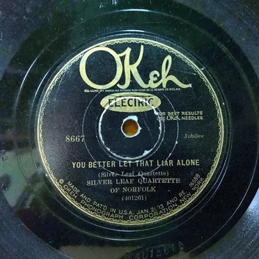 You Better Let That Liar Alone / That's What's the Matter With the Church To-Day