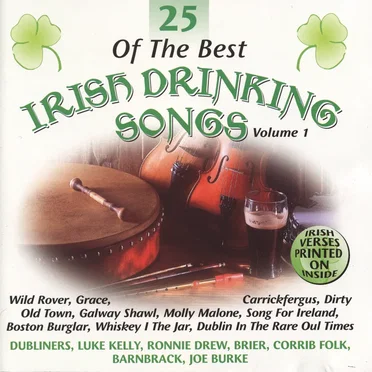 25 of the Best Irish Drinking Songs, Volume 1 by Various Artists - album cover