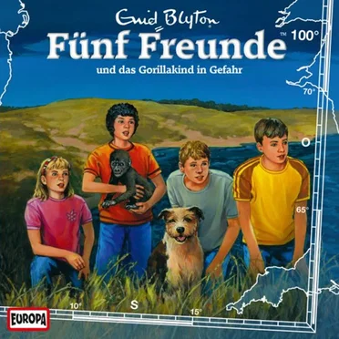 Fünf Freunde, Episode 100: und das Gorillakind in Gefahr by Enid Blyton - album cover
