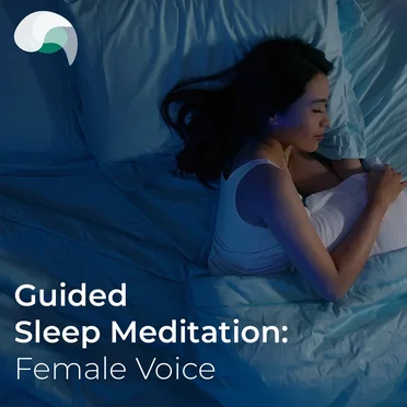 Guided Sleep Meditation: Female Voice by RelaxMyBrain - album cover