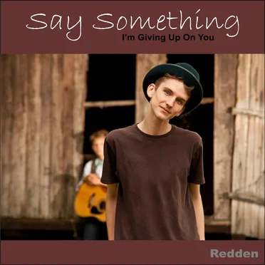 Say Something I'm Giving Up on You by Sam Redden - album cover