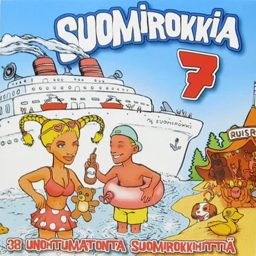 Suomirokkia 7: 38 unohtumatonta suomirokkihittiä by Various Artists - album cover