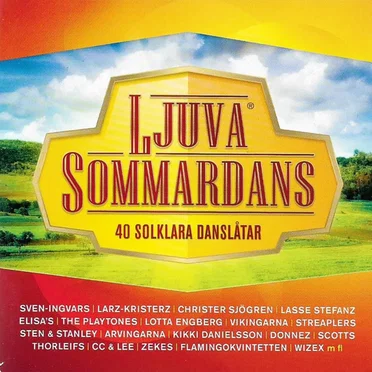 Ljuva sommardans - 40 solklara danslåtar by Various Artists - album cover