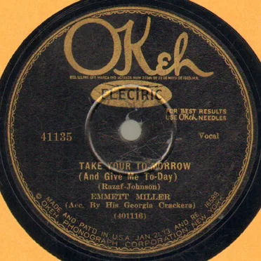 Take Your To-Morrow (And I'll Give You To-Day) / Dusky Stevedore