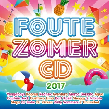 Foute Zomer CD 2017 by Various Artists - album cover