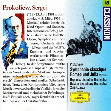 Symphonie Classique / Romeo Und Julia (Auszüge)