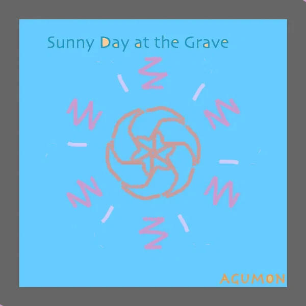 sunny day at the grave