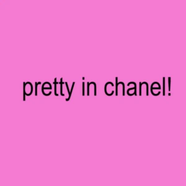 pretty in chanel
