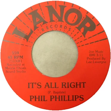 It's All Right / The Evil Dope by Phil Phillips - album cover