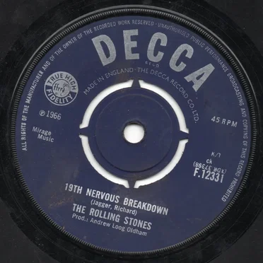 19th Nervous Breakdown / As Tears Go By