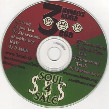 Split - 3 Monkeys Named Bob and Soul 4 Sale