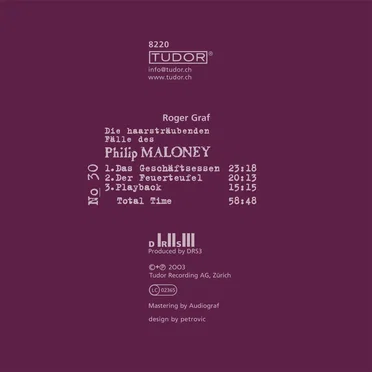 Die haarsträubenden Fälle des Philip Maloney, N° 30 by Roger Graf - album cover